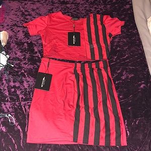 Two piece set- Crop top & skirt